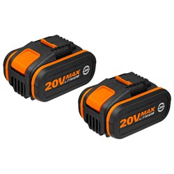 Набор аккумуляторов WORX WA3553.2 20V 4,0Ач WA3553.2 - фото 11677