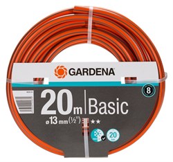 Шланг Gardena Basic 9х9 1/2" 20 м 18123-29.000.00 18123-2900000 - фото 13414