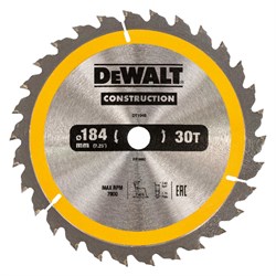 Диск п/п DEWALT DT 1940   184*16*30 8396 - фото 19242