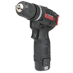 Дрель аккумуляторная ударная KRESS KU370.2 12V 2,0Ач кейс KU370.2 - фото 21208