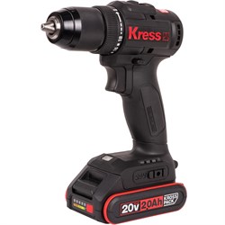 Дрель аккумуляторная KRESS KU212.1 20V 2Ачx2 ЗУ Сумка+коробка KU212.1 - фото 21215