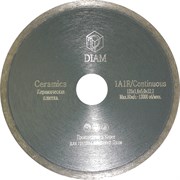 Диск алмазный DIAM 1A1R CERAMICS 125*22.2 мм сплошной 6128