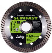 Диск алмазный Fubag Slim Fast 125*22.2 мм турбо 6134
