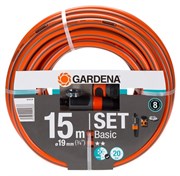 Шланг Gardena  Basic 3/4" 15 м + комплект     18134-29.000.00 18134-2900000