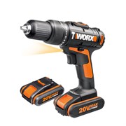 Дрель аккумуляторная WORX WX371.1  20V 2,0Ач кейс WX371.1