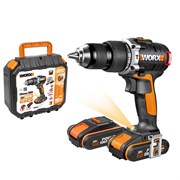 Дрель аккумуляторная WORX WX373 20V 2,0Ач кейс WX373