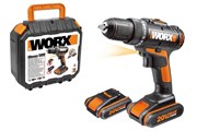 Дрель аккумуляторная WORX WX101.1 20V 1,5Ач кейс WX101.1
