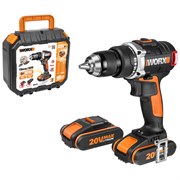 Дрель аккумуляторная WORX BL WX175 20V 2,0Ач кейс WX175