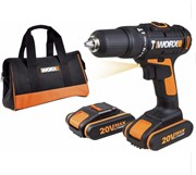 Дрель аккумуляторная WORX WX371.3  20V 1,5Ач сумка WX371.3