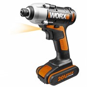 Шуруповерт аккумуляторный WORX WX290.1 20V 2,0Ач кейс WX290.1