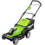 Газонокосилка GREENWORKS G40LM41 40 V колесная  с  АКБ 4 А*ч и ЗУ   2504707VB 2504707VB