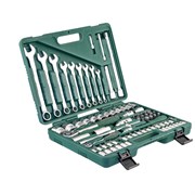 Универсальный набор инструментов JONNESWAY 1/2" и 1/4" 82 предмета S04H52482S