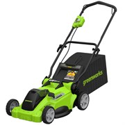 Газонокосилка GREENWORKS GD40LM16X 40 V колесная без акб и з/у   2517907 2517907