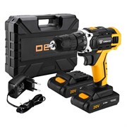 Дрель аккумуляторная DEKO DKCD20FU-Li SET3 в кейсе + оснастка 13 шт   063-4172 063-4172