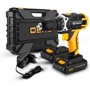 Дрель аккумуляторная DEKO DKCD 20 FU-Li 20v 2*1.5Ah Li-Ion + набор   063-4103 063-4103