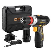 Дрель аккумуляторная DEKO GCD 12 DU3-Li 12v 2*1,5 Ah Li-Ion   063-4115 063-4115
