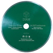 Диск алмазный DIAM 1A1R GRANITE-ELITE 180*25.4 мм сплошной 8115