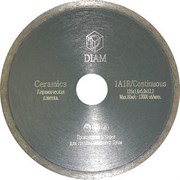 Диск алмазный DIAM 1A1R CERAMICS-ELITE 180*25.4 мм сплошной 8119