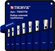 Набор ключей THORVIK трубчатых в сумке, 6-19 мм, 7 предметов   TBSS7TB TBSS7TB
