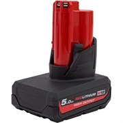 Аккумуляторная батарея Milwaukee M12 HB5  5Ah Li-Ion High Output 4932480165