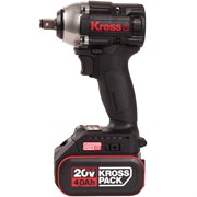 Гайковерт аккумуляторный KRESS KU272.2 20V 4Ач х2, Зу 2А, кейс KU272.2