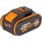 Аккумуляторная батарея WORX WA3014 20V 4,0Ач WA3014