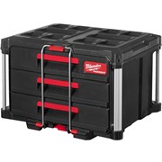 Кейс Milwaukee PACKOUT с 3-мя выдвижными отсеками 4932472130