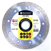 Диск алмазный Baumesser Universal 125*1,4*22 сплошной 5205