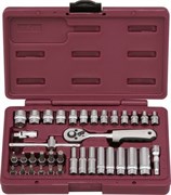 Набор инструмента THORVIK 1/4"DR, 38 предметов   UTS0038, Набор инструмента 1/4"DR, 38 предметов UTS0038