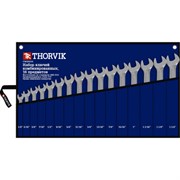 Набор ключей THORVIK гаечных комбинированных в сумке дюймовых 1/4"--1-1/4", 16 предметов   CWIS0016 CWIS0016