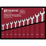 Набор ключей THORVIK гаечных рожковых серии ARC в сумке, 6-24 мм, 10 предметов   W1S10TB W1S10TB