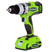 Шуруповерт аккумуляторный GREENWORKS GD24DD 24 V без акк и з/у 3701607 3701607