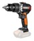 Дрель аккумуляторная WORX WX373.9 20V без акк и з/у WX373.9 - фото 14007