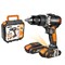 Дрель аккумуляторная WORX WX373 20V 2,0Ач кейс WX373 - фото 14017