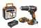 Дрель аккумуляторная WORX WX367.3  20V 2,0Ач кейс WX367.3 - фото 14019