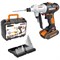 Дрель аккумуляторная WORX Switchdriver WX176.2 20V 2,0Ач кейс WX176.2 - фото 14067