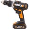 Дрель аккумуляторная WORX WX372 20V 2,0Ач кейс WX372 - фото 16534