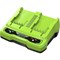 Быстрое зарядное устройство GREENWORKS G40UC8 40 V на 2 аккумулятора   2938807 2938807 - фото 17064