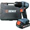 Дрель аккумуляторная SENIX PDDX2-M3-EU, 2акб, зу, кейс PDDX2-M3-EU