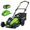 Газонокосилка аккумуляторная GREENWORKS G40LM40  40 V 2500007UE 2500007UE - фото 9470