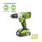 Шуруповерт аккумуляторный GREENWORKS G24DDK2 24 V 3702807 3702807 - фото 9688