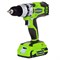 Шуруповерт аккумуляторный GREENWORKS GD24DD 24 V без акк и з/у 3701607 3701607 - фото 9689